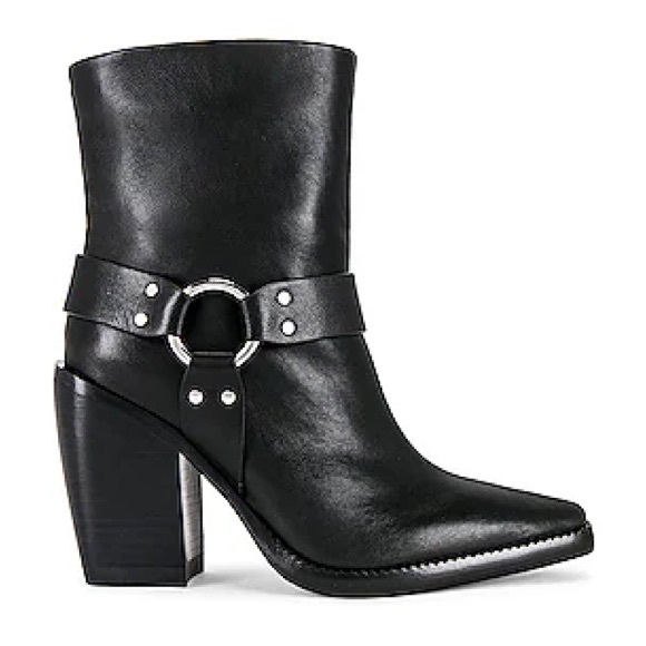rag & bone leather Rio Western Ankle Boot 40 / US 10